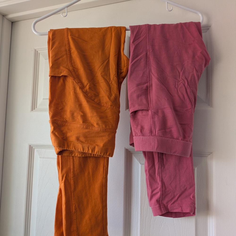Orange and Pink Pants Set